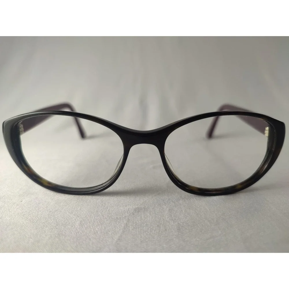 Vera‎ Wang V071 TO Tortoise Purple Cat Eye Eyeglass Frames Women's 54-16-135